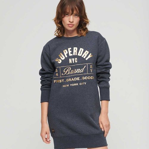 Vestido Medio Para Mujer Luxe Metallic Superdry