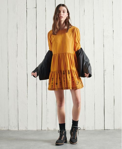 Vestido Corto Para Mujer Anisa Emb Dress Superdry