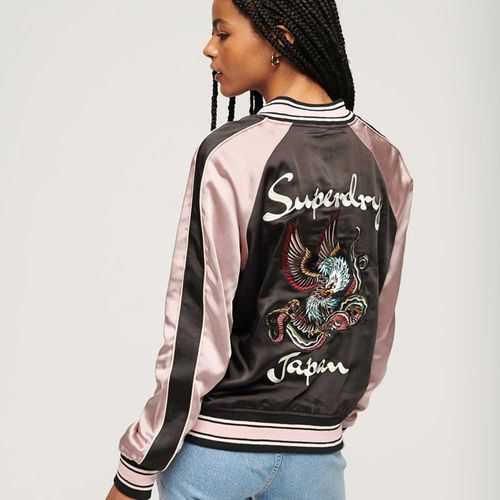 Chaqueta Casual Para Mujer Suikajan Embroidered Bomber Superdry