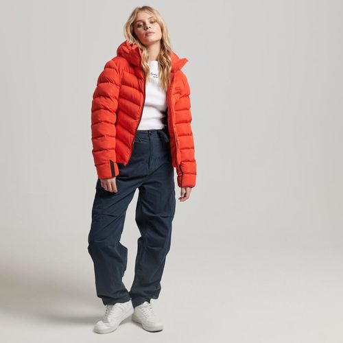 Chaqueta Padded Para Mujer Hooded Microfibre Superdry