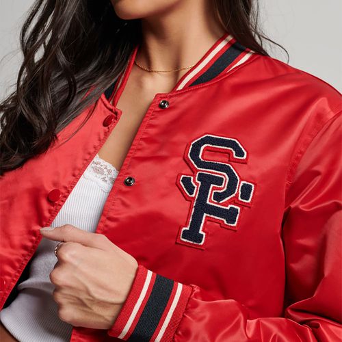 Chaqueta Casual Para Mujer Vintage Varsity Superdry