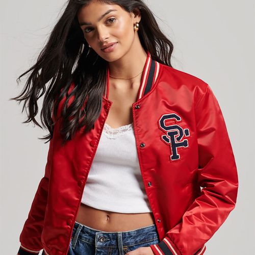 Chaqueta Casual Para Mujer Vintage Varsity Superdry