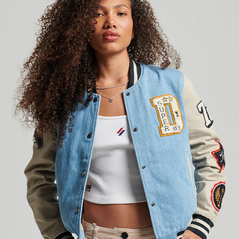 Chaqueta denim mujer best sale