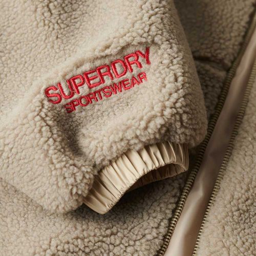 Chaqueta Casual Para Mujer Borg Boxy Superdry