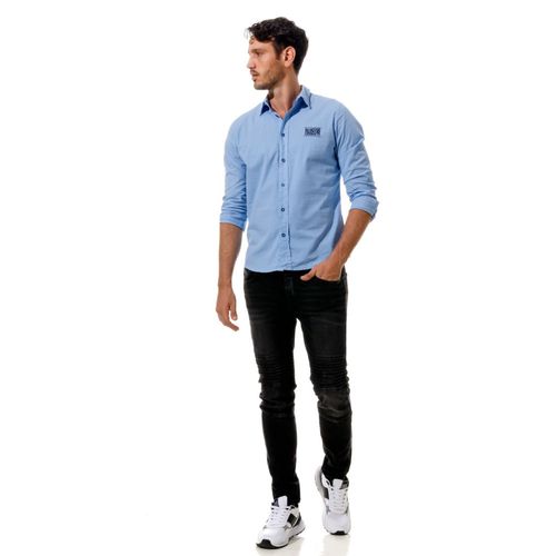 Camisa Manga Larga  Para Hombre Atelier Girbaud