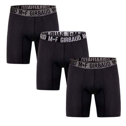 Boxer Tripack Negro Microfibra Para Hombre Girbaud