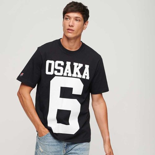 Camiseta Para Hombre Osaka Logo Loose Superdry