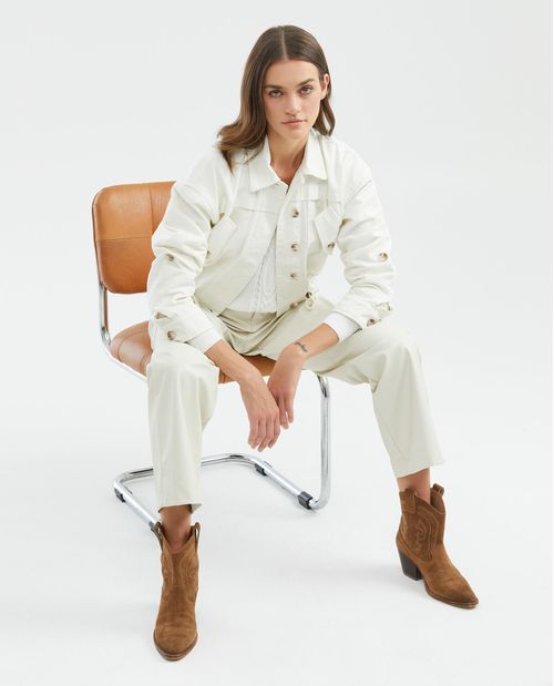 Chaqueta de Mujer, Tipo Utilitaria - Silueta Oversized