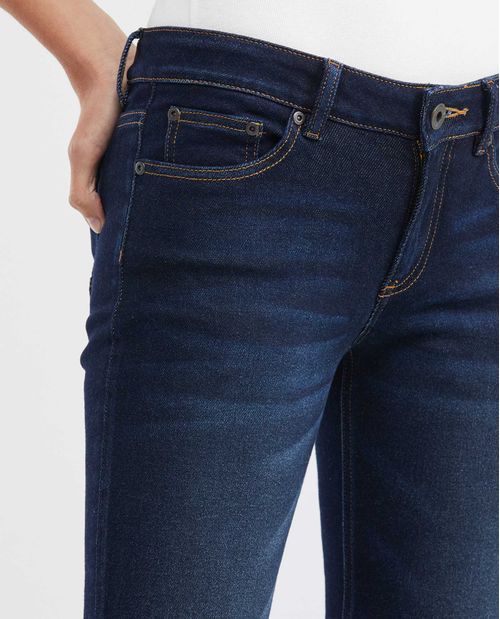 Jean de Mujer Low Rise, Rusty, Boot Cut- Azul Ultra Oscuro
