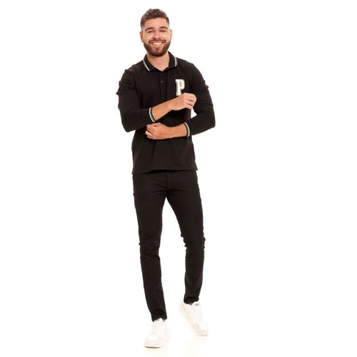 Polo Manga Larga Para Hombre   Pilatos