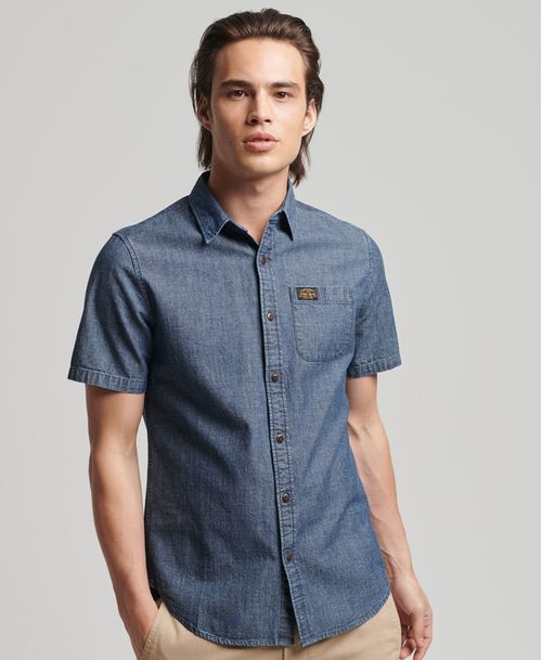 Camisa Manga Corta Para Hombre Vintage Loom Superdry