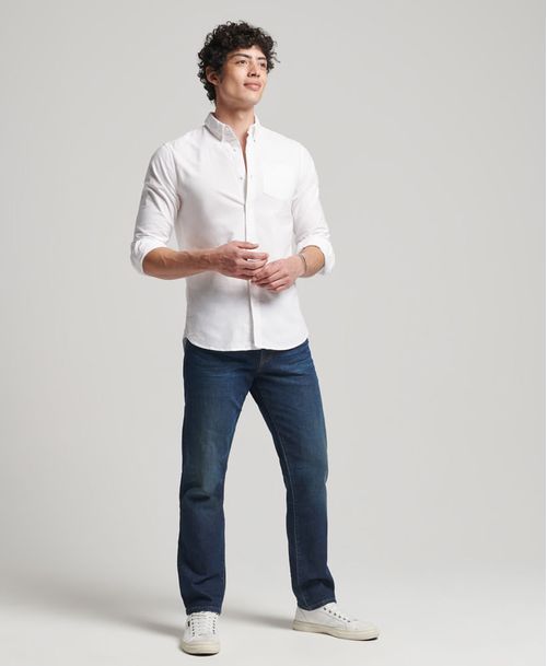 Camisa Manga Larga Para Hombre Classic University Oxford Superdry