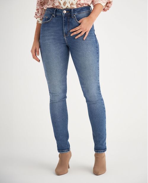 Jean skinny tono medio para mujer