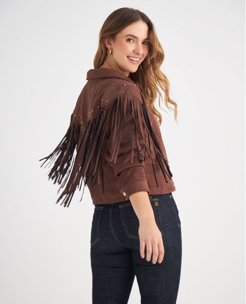 Chaqueta de estilo texano para mujer