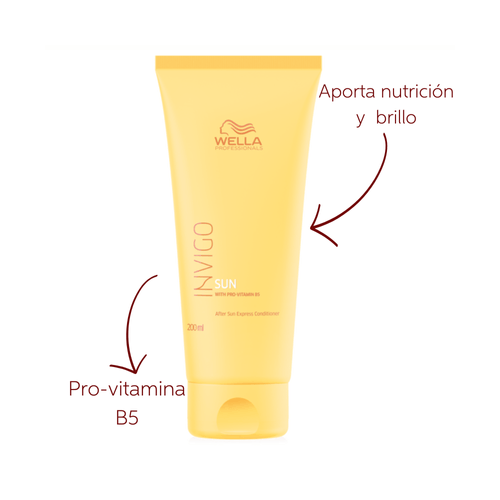 Acondicionador Wella Professionals Sun Invigo 200 Ml
