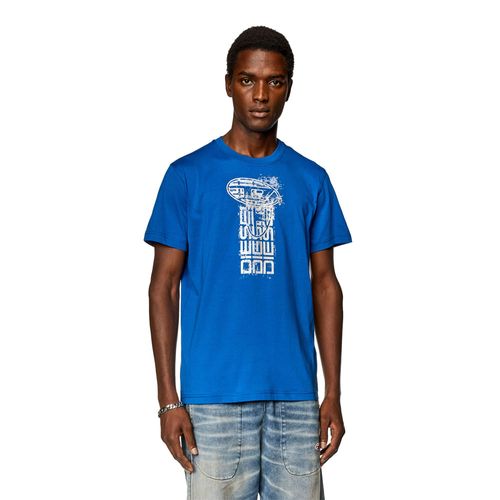 Camiseta Manga Corta Para Hombre Tiegor K68 Diesel