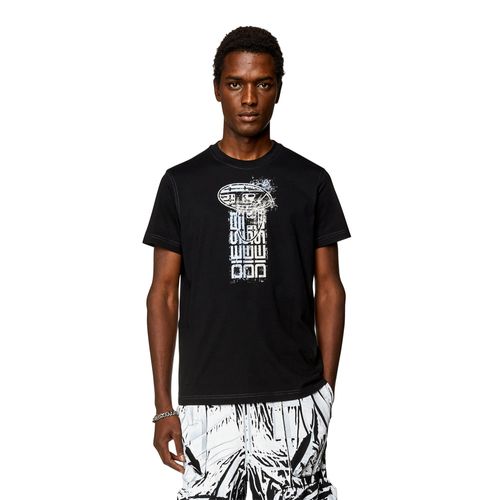 Camiseta Manga Corta Para Hombre Tiegor K68 Diesel