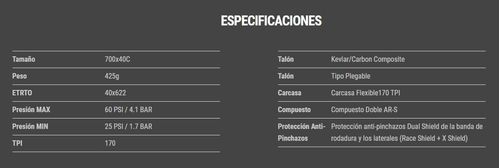 llanta Cadex AR Tubeless