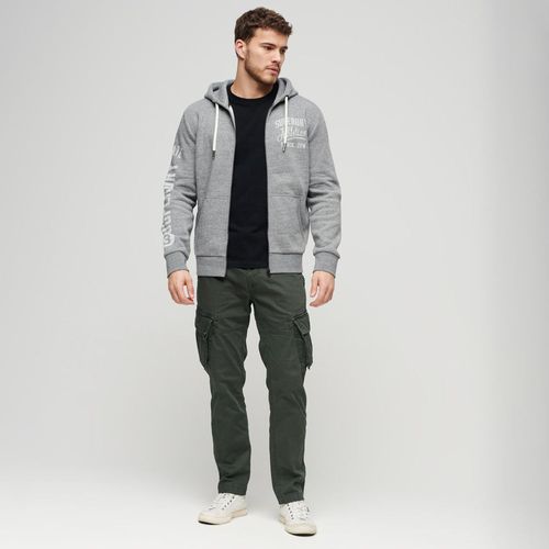 Buzo Abierto Para Hombre Athletic Coll Ziphood Superdry