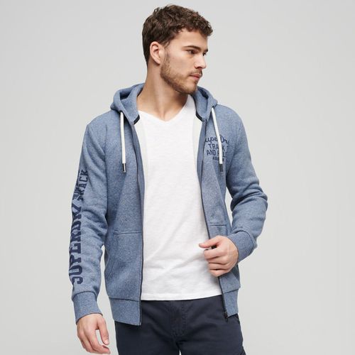Buzo Abierto Para Hombre Athletic Coll Ziphood Superdry