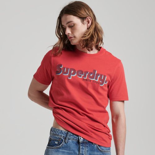 Camiseta Manga Corta Para Hombre Terrain Logo Classic Superdry