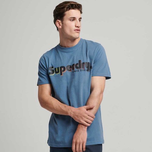 Camiseta Manga Corta Para Hombre Terrain Logo Classic Superdry