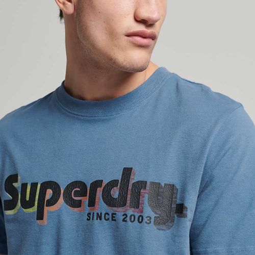 Camiseta Manga Corta Para Hombre Terrain Logo Classic Superdry