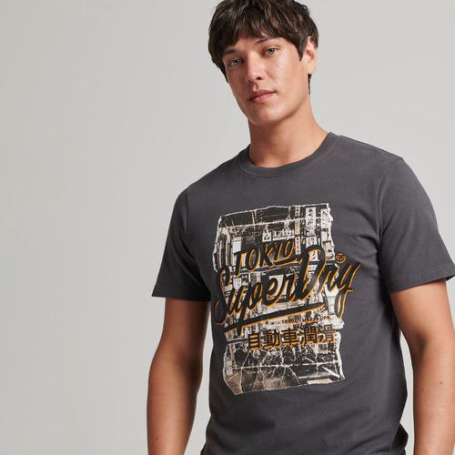 Camiseta Para Hombre Vintage Photographic Tee Superdry