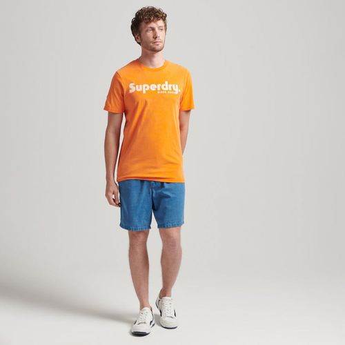 Camiseta Manga Corta Para Hombre Vintage Terrain Classic Tee Superdry