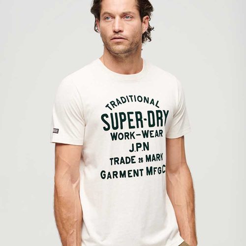 Camiseta Manga Corta Para Hombre Athletic Script Graphic Tee Superdry