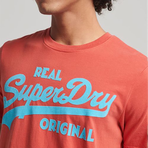 Camiseta Para Hombre Vintage Neon Superdry