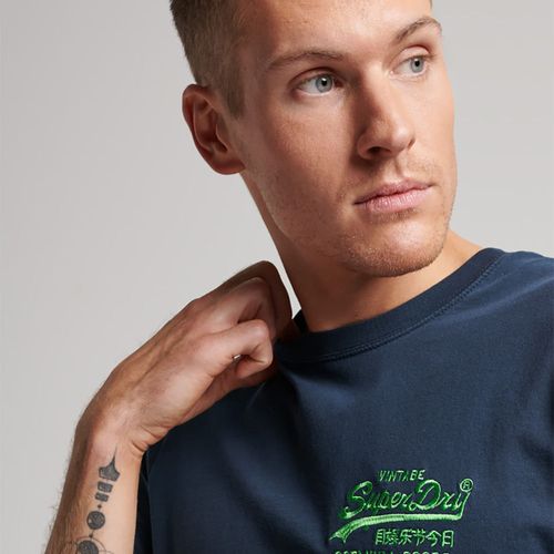 Camiseta Para Hombre Vintage Neon Superdry