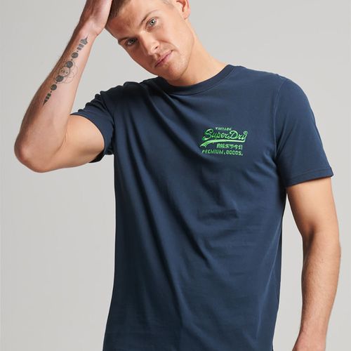 Camiseta Para Hombre Vintage Neon Superdry