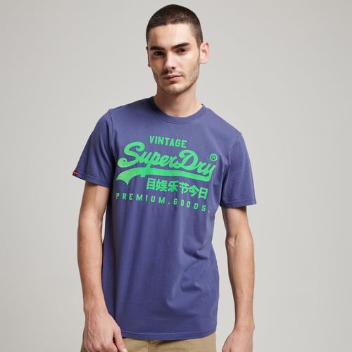 Camiseta Para Hombre Vintage Neon Superdry