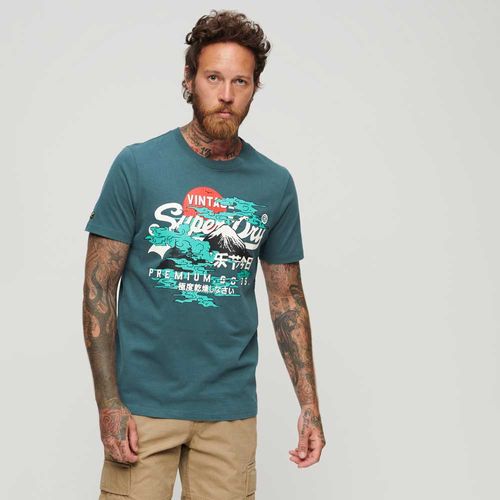 Camiseta Para Hombre Japanese Graphic Superdry
