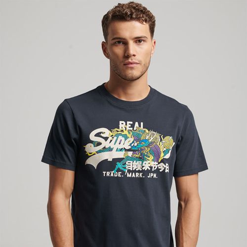 Camiseta Para Hombre Vintage Vl Narrative Tee Superdry