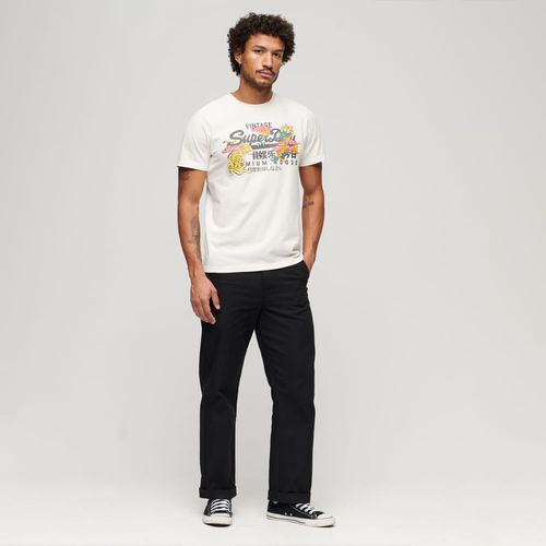Camiseta Para Hombre Vintage Vl Narrative Tee Superdry