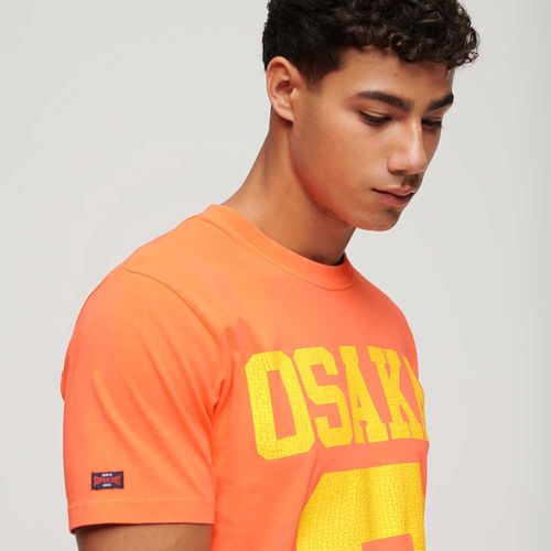 Camiseta Manga Corta Para Hombre Osaka Neon Graphic Superdry