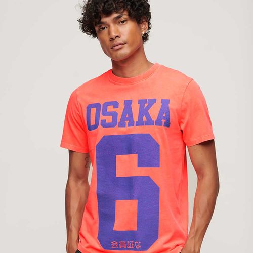 Camiseta Manga Corta Para Hombre Osaka Neon Graphic Superdry