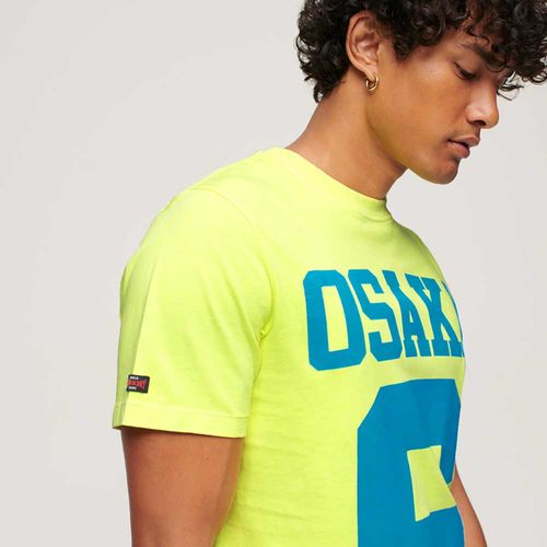 Camiseta Manga Corta Para Hombre Osaka Neon Graphic Superdry