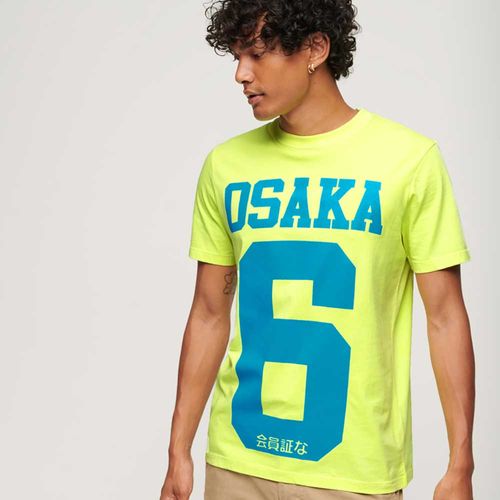 Camiseta Manga Corta Para Hombre Osaka Neon Graphic Superdry