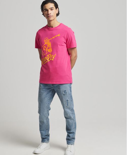 Camiseta Para Hombre Vintage Cali Tee Superdry