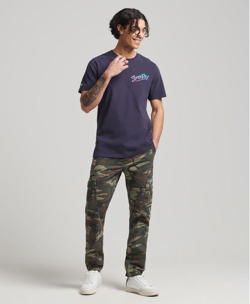 Camiseta Para Hombre Vintage Cali Tee Superdry