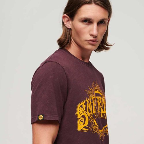 Camiseta Para Hombre 70'S Lo-Fi Graphic Band Tee Superdry