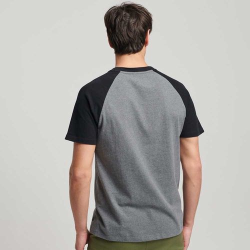 Camiseta Para Hombre Vintage Gym Raglan Superdry