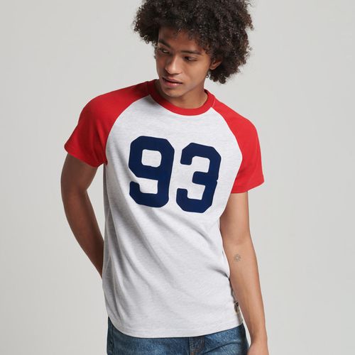 Camiseta Manga Corta Para Hombre Vintage Field College Superdry