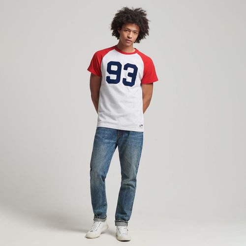 Camiseta Manga Corta Para Hombre Vintage Field College Superdry