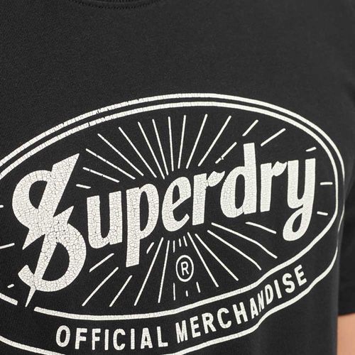 Camiseta Para Hombre Vintage Lightning Logo Superdry