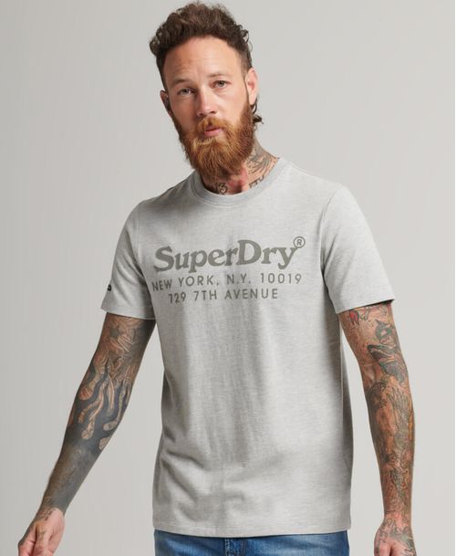 Camiseta Para Hombre Vintage Venue Tonal Tee Superdry