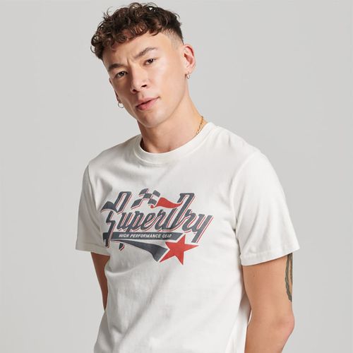 Camiseta Manga Corta Para Hombre Vintage Industrial Auto Mw Superdry